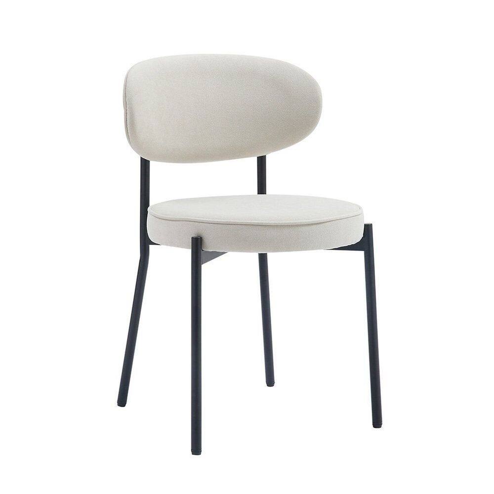 Cadeira para Sala de Jantar 80x51x53,5 Cm Off White