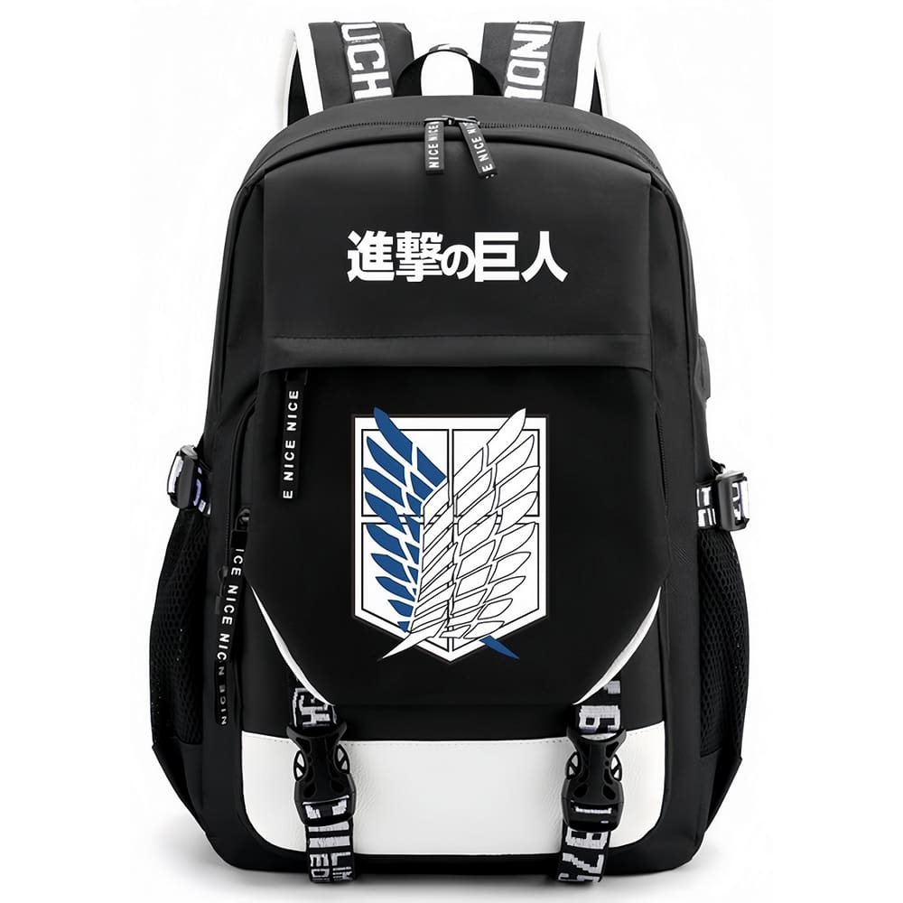 Mochila beibao3 College Style Anime Attack on Titan Wings