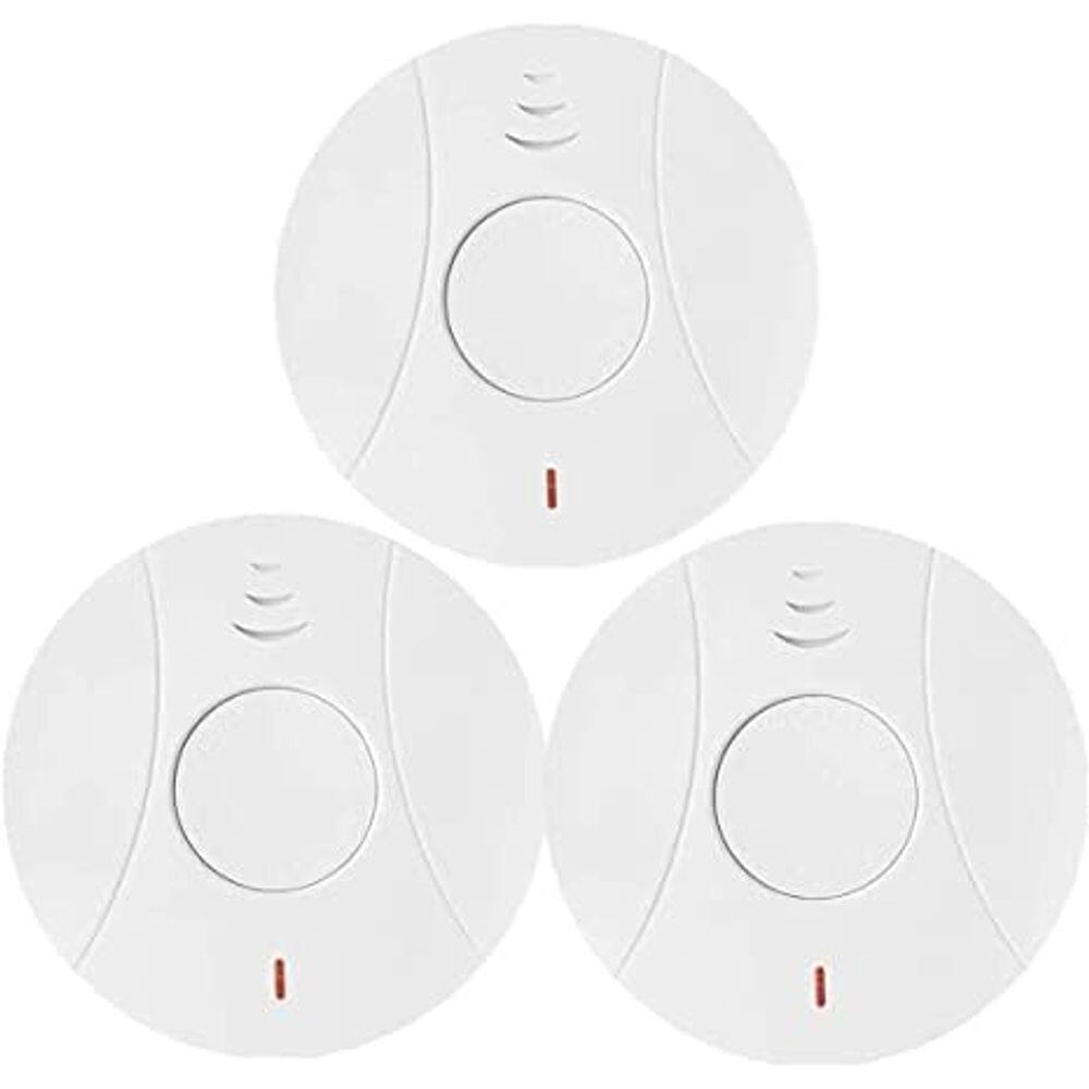 Detector de fumaça e monóxido de carbono Lecoolife com bateria de 10 anos