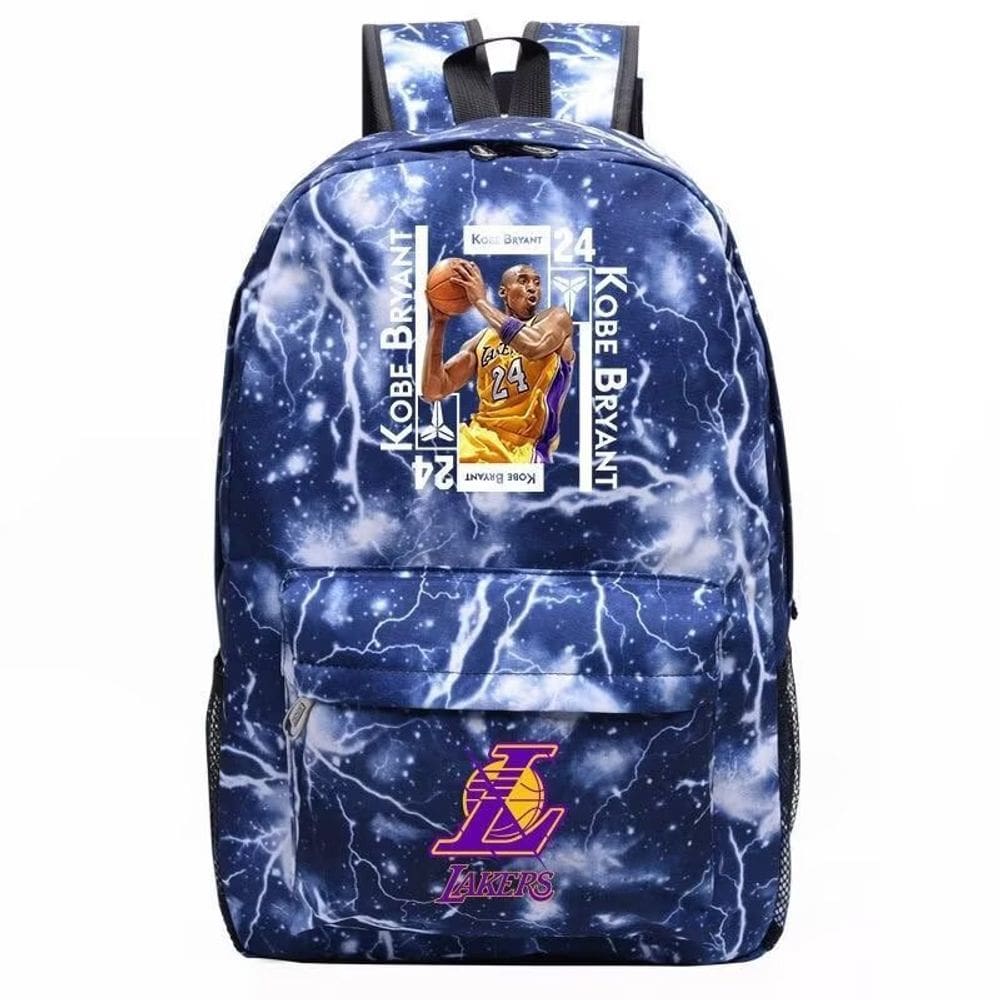 Mochila SANMU, estilo casual, estrela da NBA, Kobe Bryant, couro PU