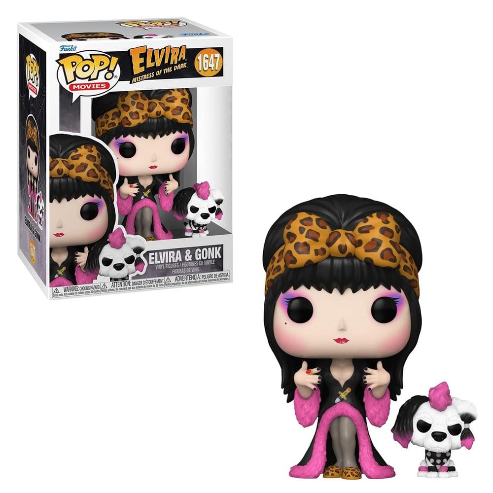 Funko Pop Elvira Mistress Of The Dark Elvira & Gonk #1647
