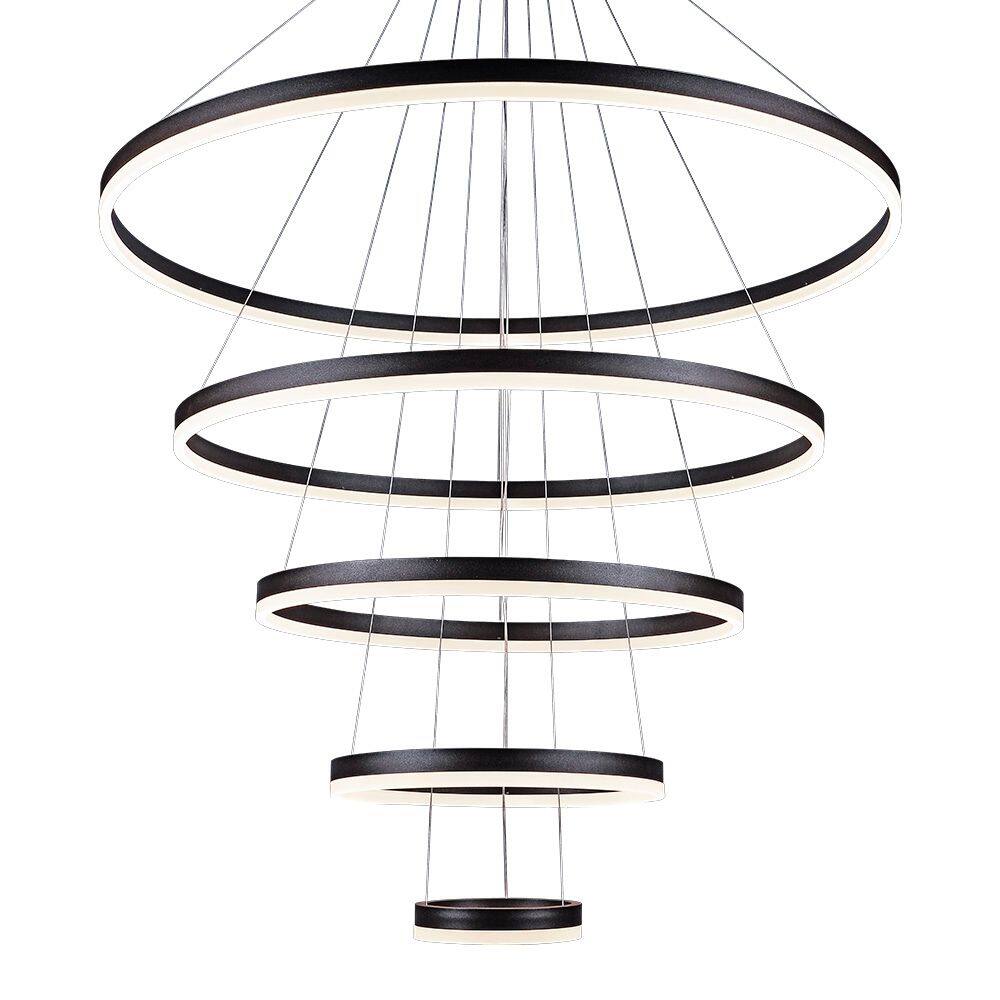 Lustre Pendente Sindora DCD03093 Preto Led Bivolt