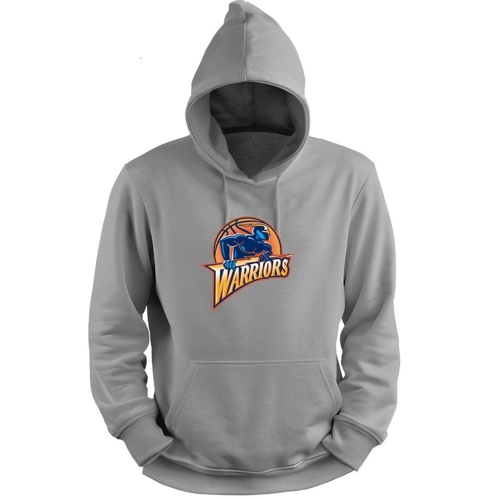 Blusa Moletom Capuz Basquete Warriors Retro Basketball