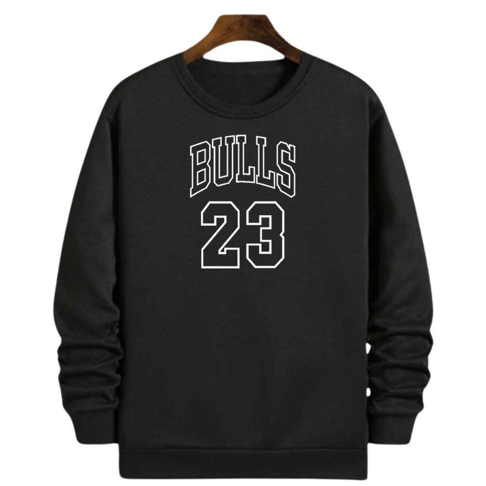 Blusa Moletom Gola Basquete Bullss 23 MJ Basketball