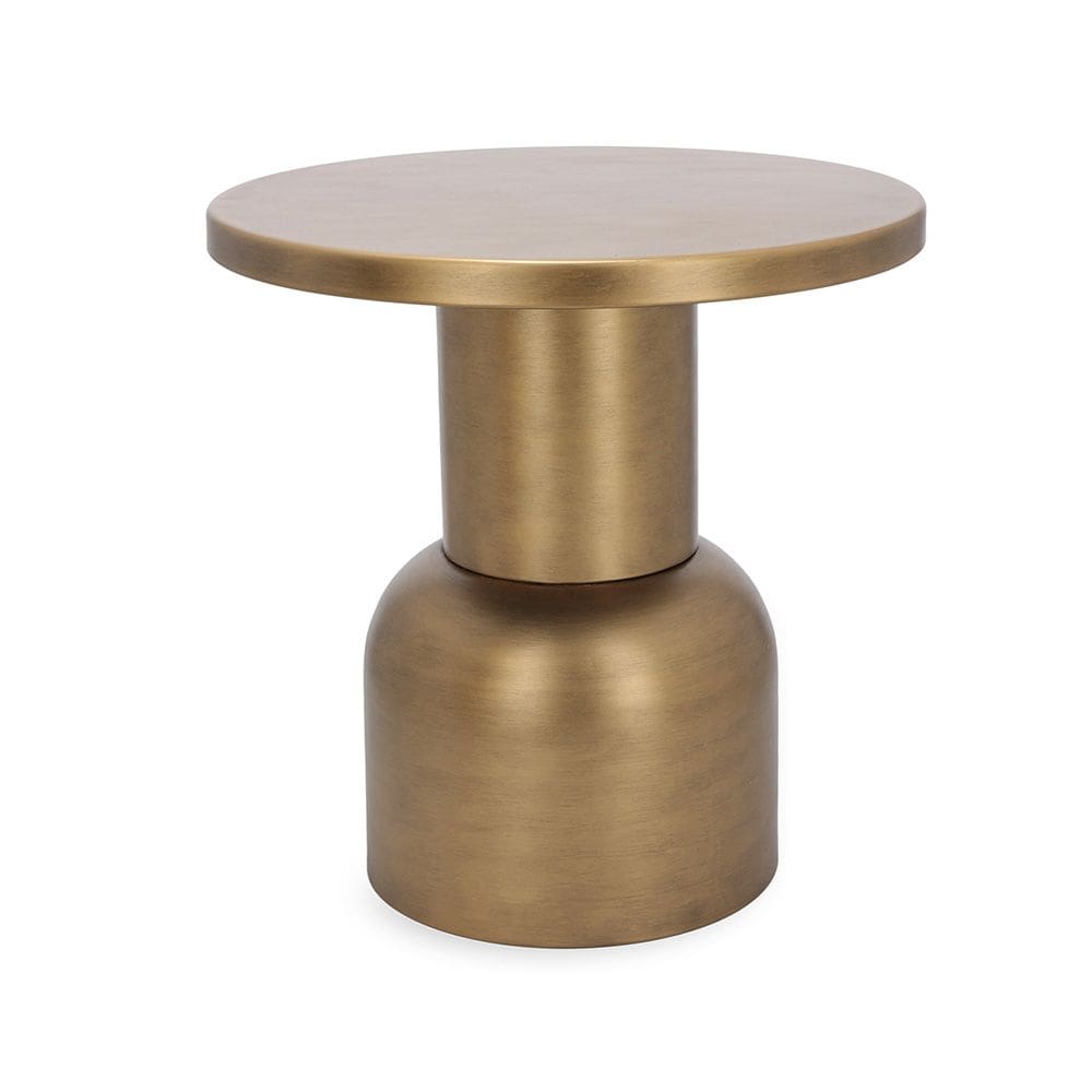 Mesa de Apoio Dourada em Metal 52cm 18889 Mart