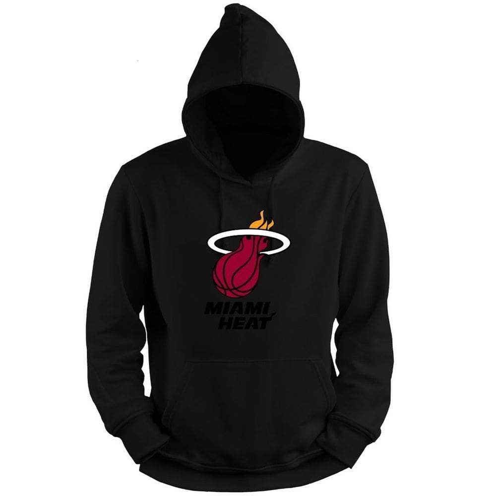 Blusa Moletom Capuz Basquete Miami Heatt Wade Basketball