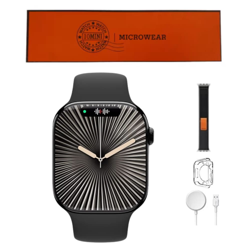 Relógio Smartwatch W10 Mini 42mm Amoled Chat GPT Microwear
