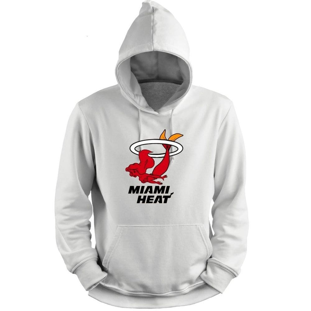 Blusa Moletom Capuz Basquete Miami Heatt 2020 Basketball