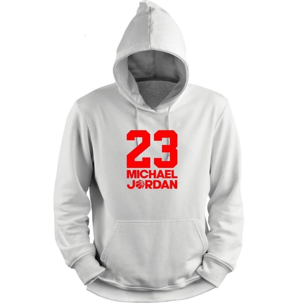 Blusa Moletom Capuz Basquete 23 Michael MJ Buullss Basketball