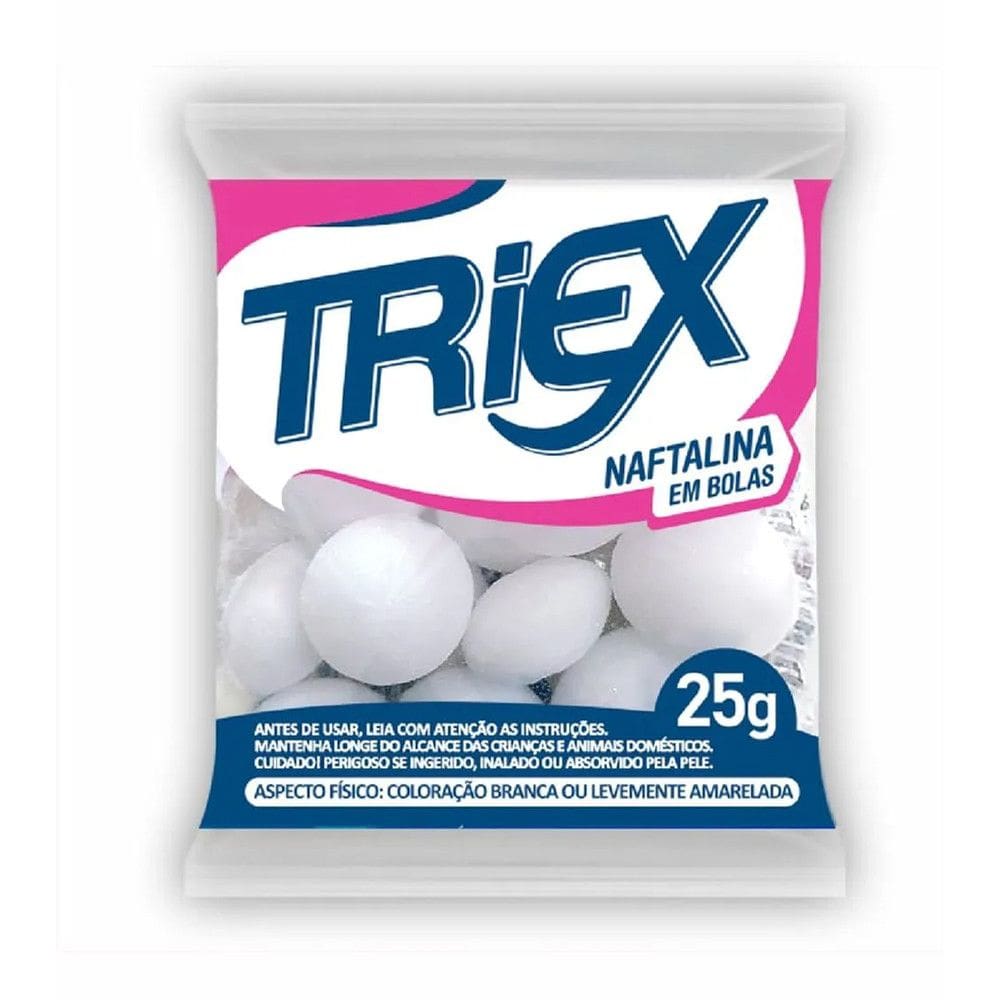 Naftalina 25g Repelente Contra Traças Triex