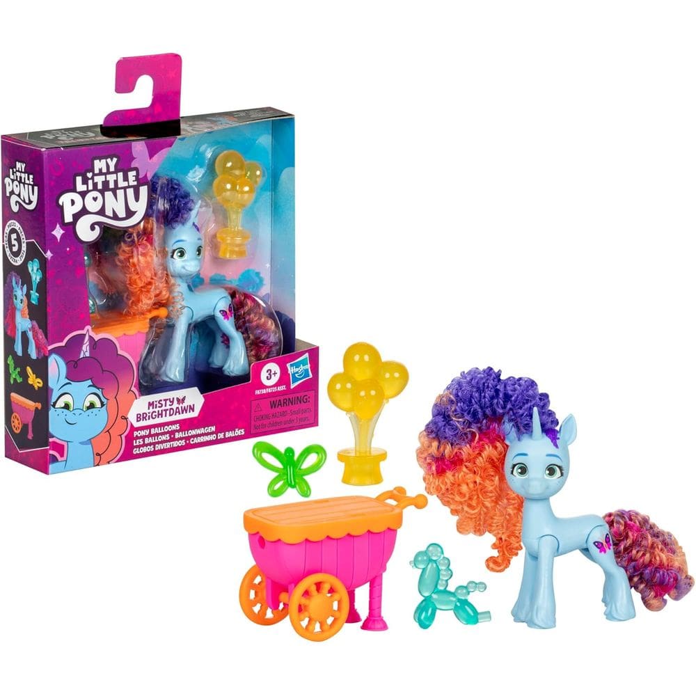 Boneca My Little Pony Misty Brightdawn Carrinho De Balões