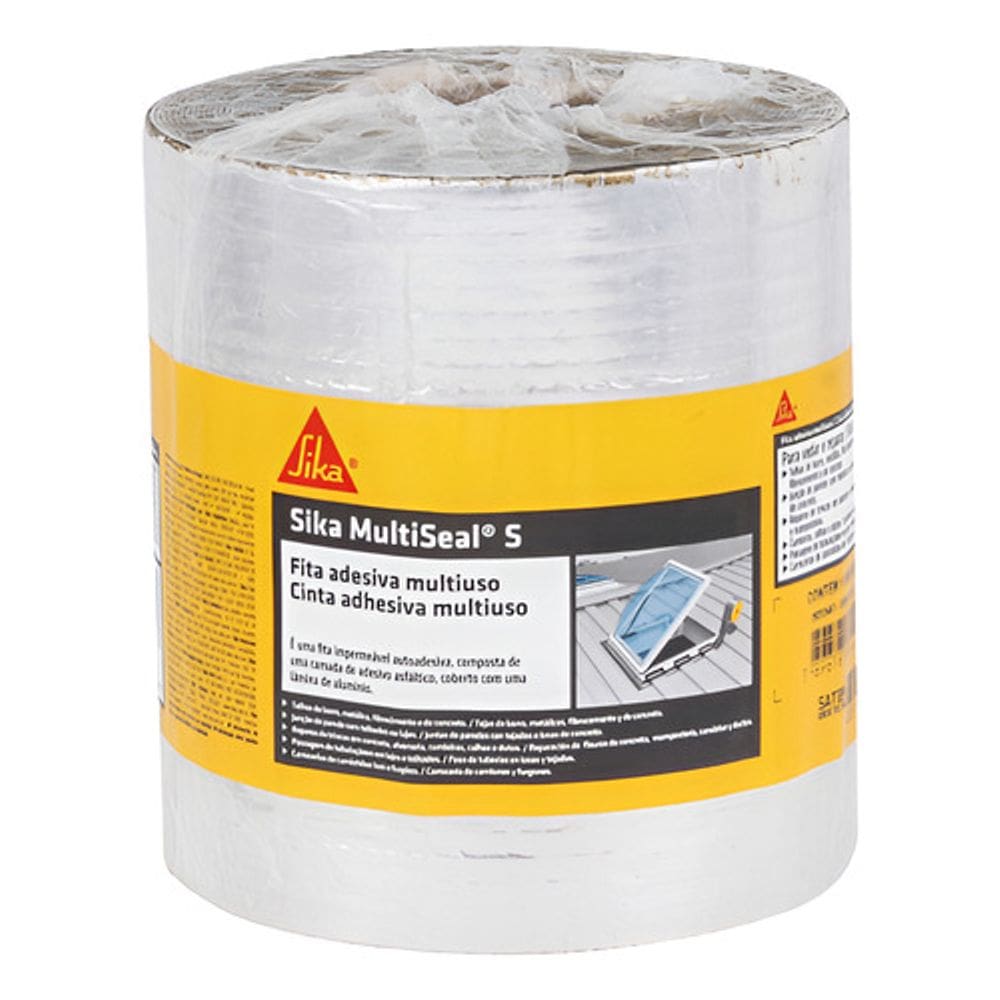 Fita Asfaltica Autoadesiva De Aluminio 2mm 15cmx10m Sika