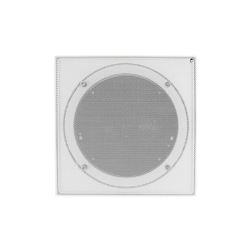 Arandela Teto Quadrada Ceiling Kazaudio Coaxial C6CQ 6,5" 50W RMS By Hurricane