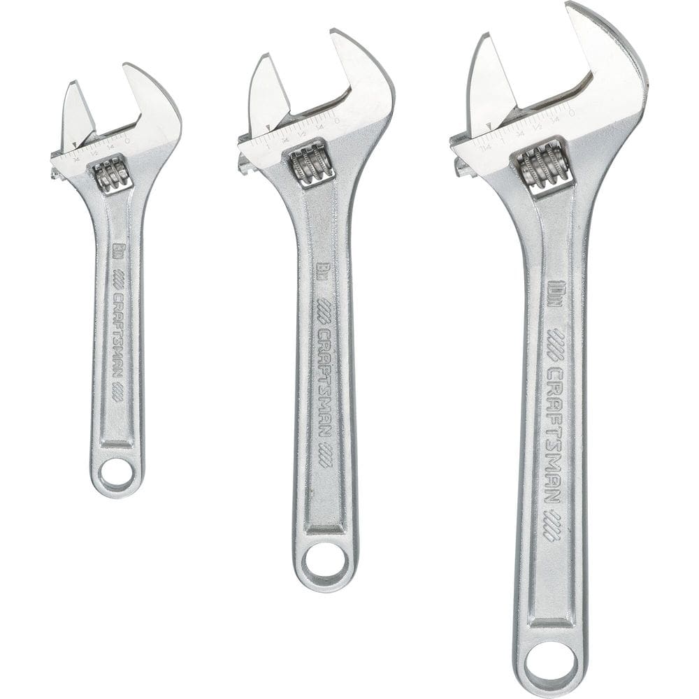 Conjunto de chaves ajustáveis Craftsman de 3 peças CMMT12001