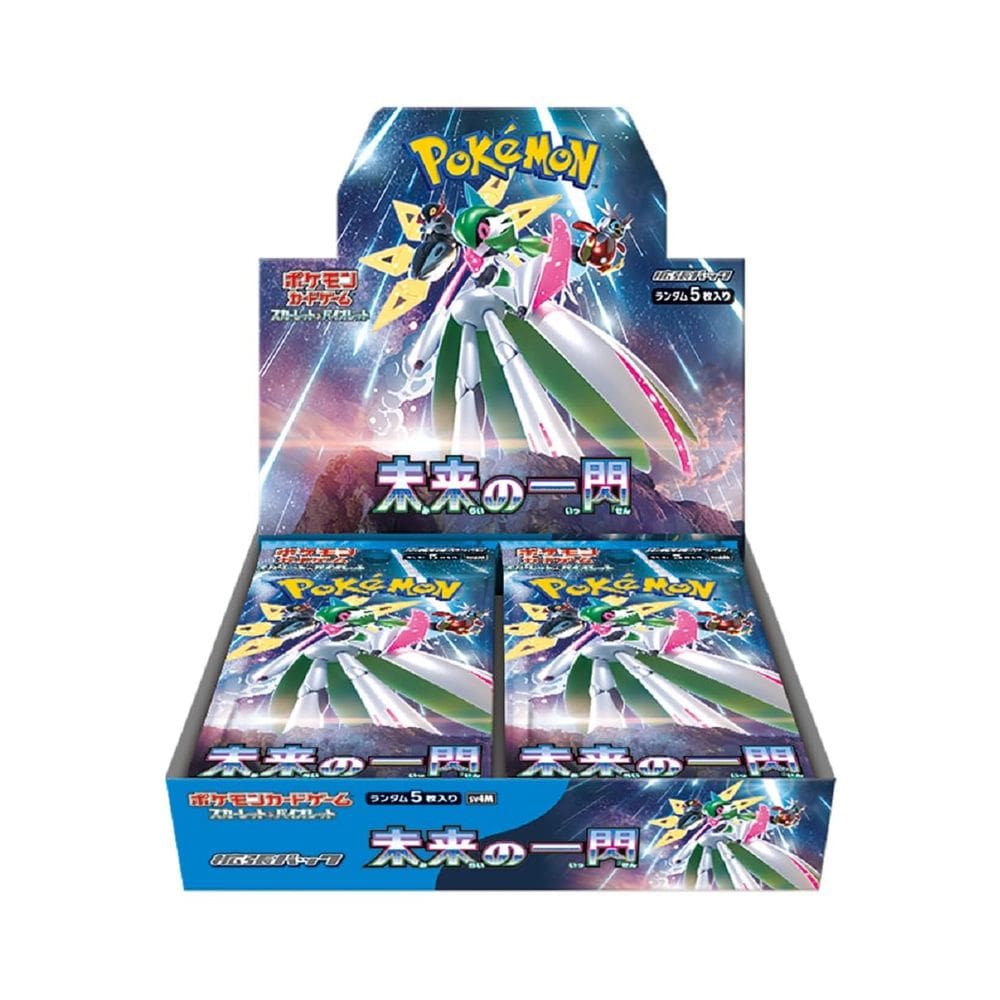 Pacote de expansão Scarlet & Violet do jogo de cartas Pokémon Future Flash