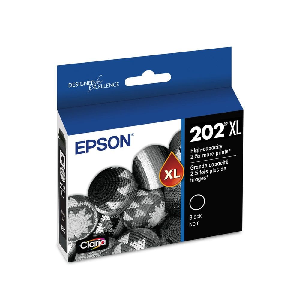 Cartucho de tinta Epson 202 Claria de alta capacidade preto T202XL120-S