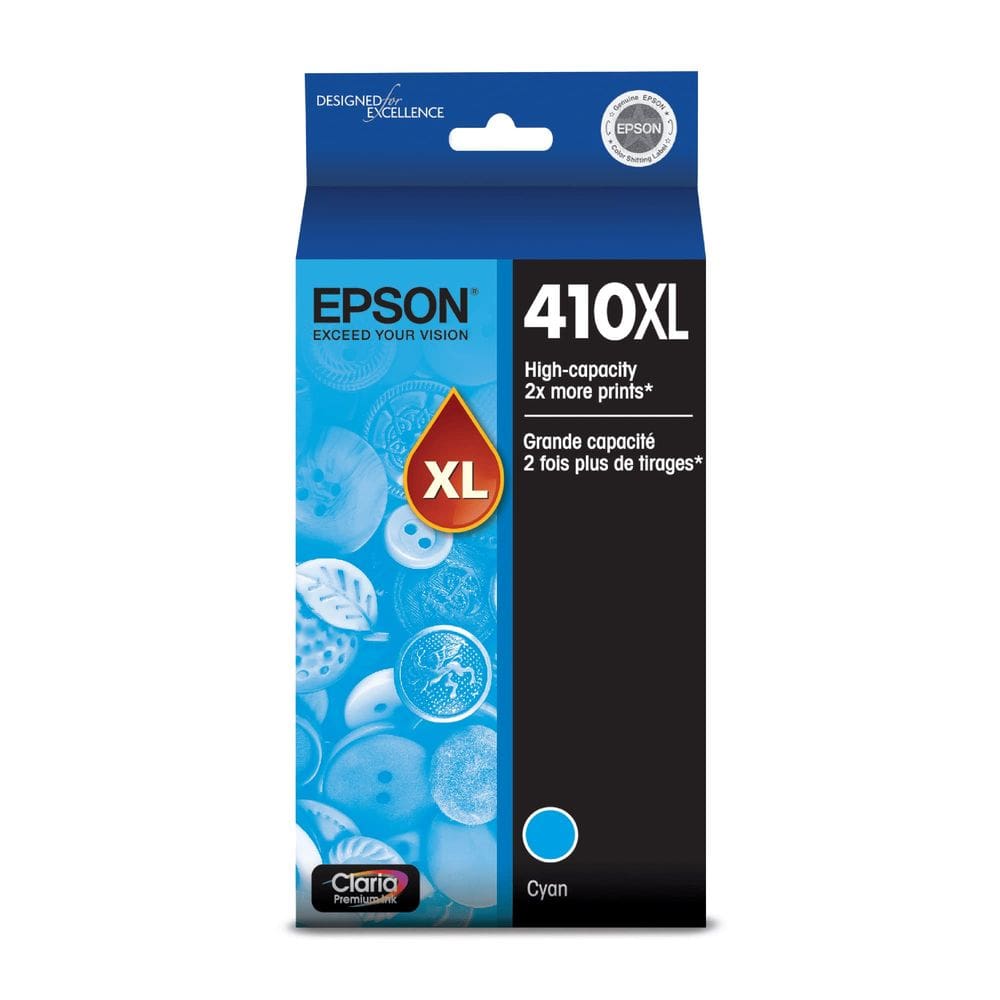 Cartucho de tinta Epson 410 Claria Premium Cyan de alta capacidade
