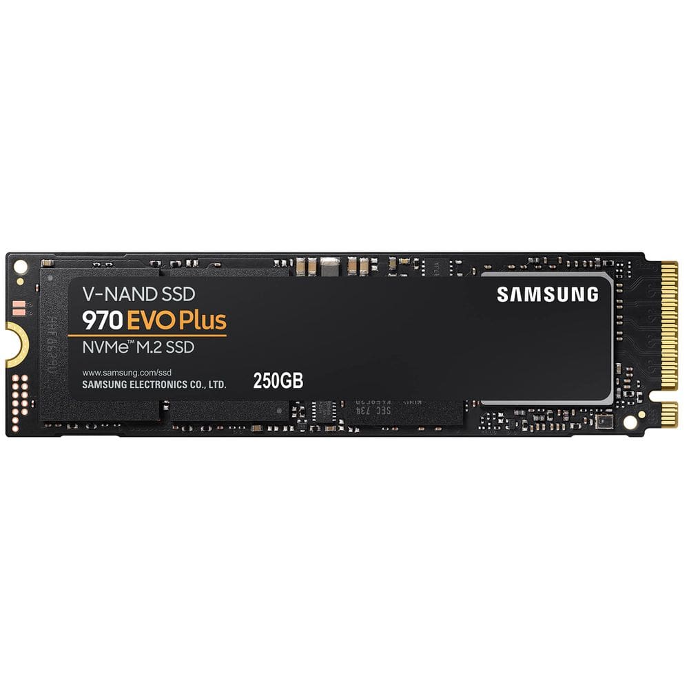 SSD Samsung 970 EVO Plus 250 GB NVMe M.2 SSD interno