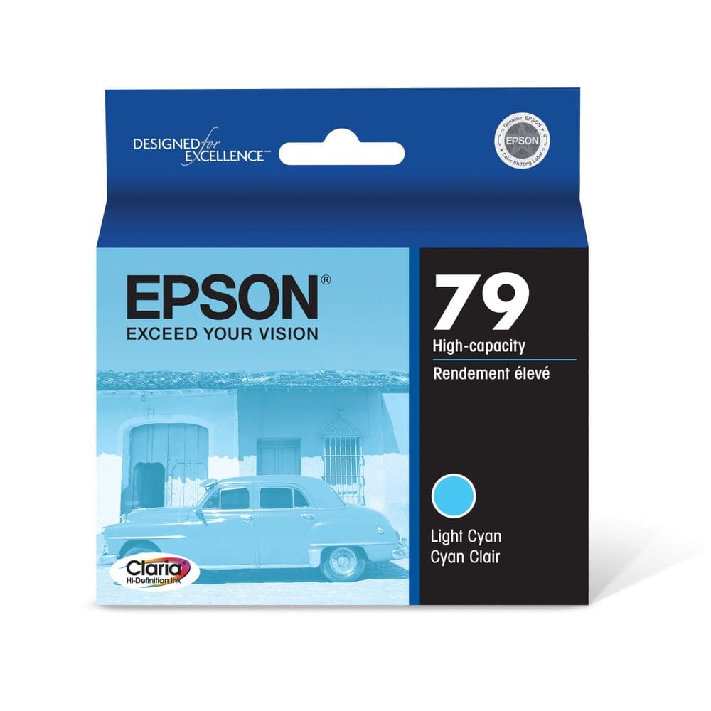 Cartucho de tinta Epson 79 Claria Hi-Definition Light Cyan T079520