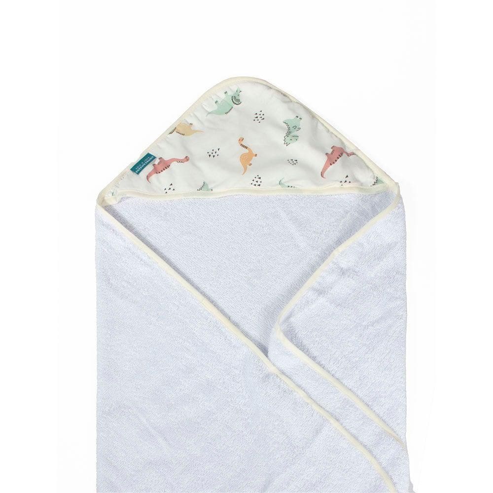 Toalha De Banho Baby Com Capuz Extra Macia 100% Algodão - Dinossauros