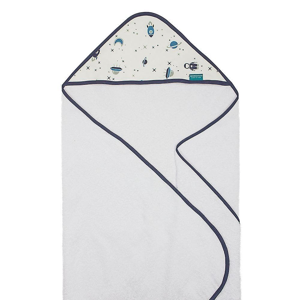 Toalha De Banho Baby Com Capuz Extra Macia 100% Algodão - Space