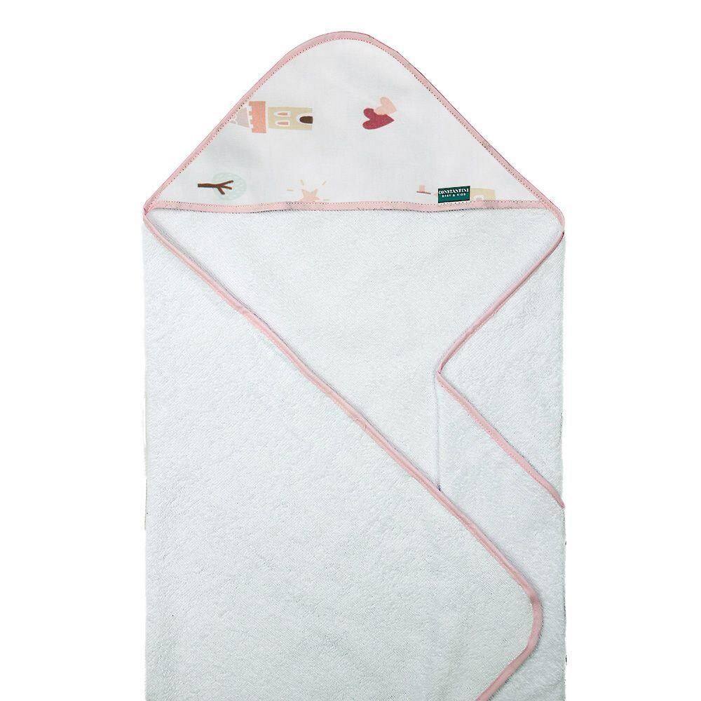 Toalha De Banho Baby Com Capuz Extra Macia 100% Algodão - Conto De Fadas