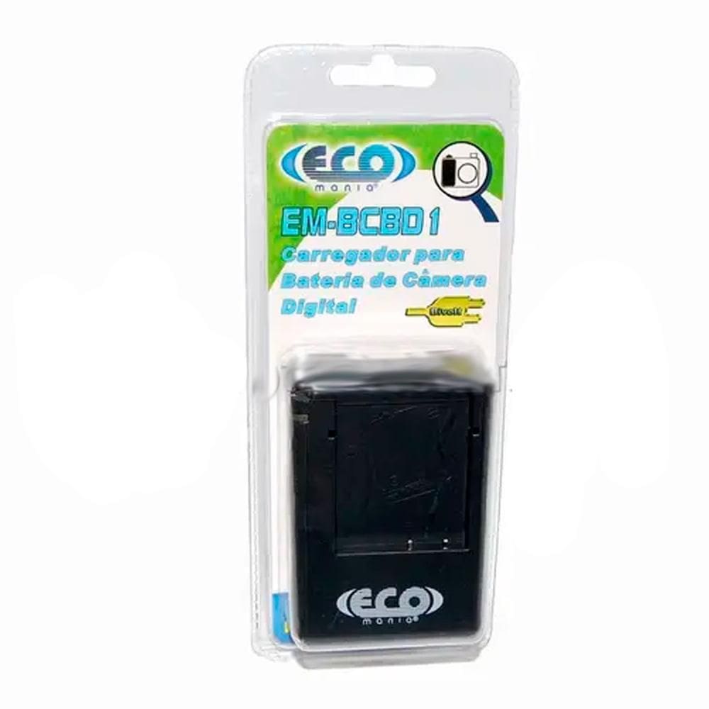 Carregador Para Bateria De Câmera Em-Bcbd1 Eco Mania