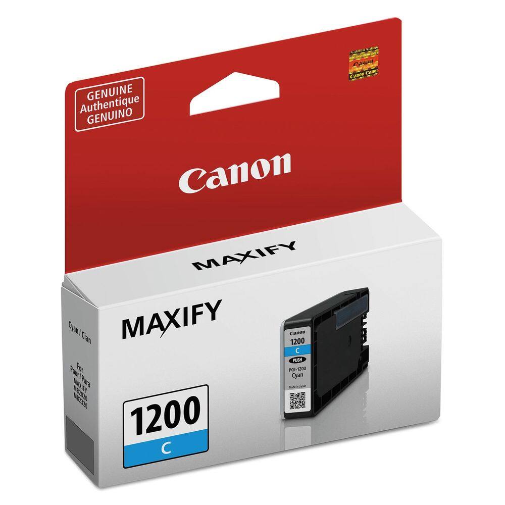 Cartucho de tinta Canon PGI-1200 ciano compatível com iB4120, MB2120, MB2720, MB5120, MB5420