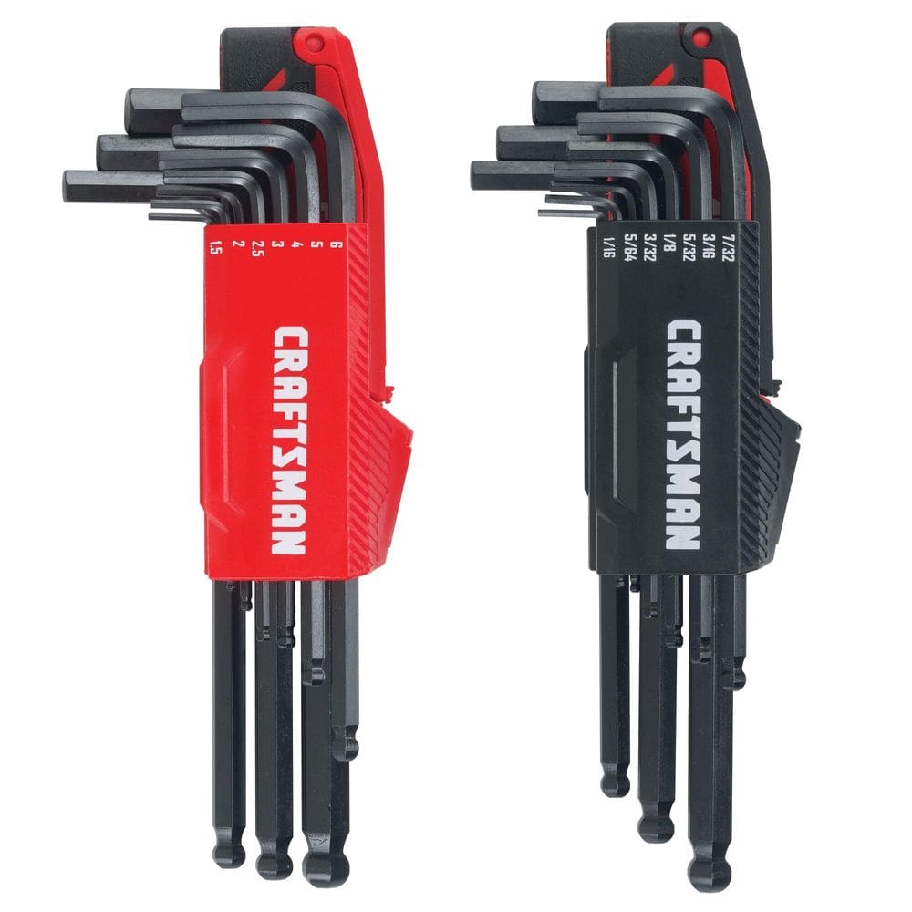 Conjunto de chaves Hex Key Allen CRAFTSMAN CMHT26020 20 20 peças