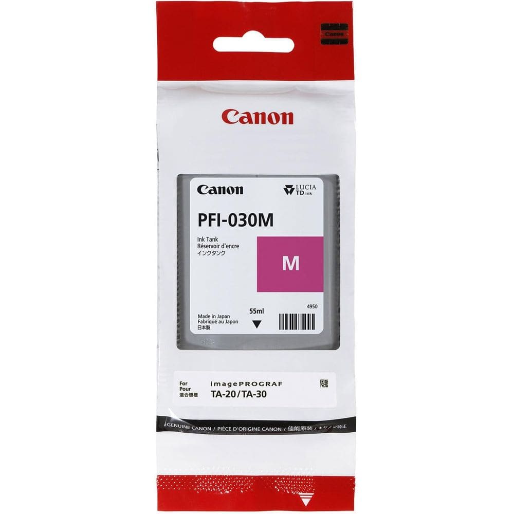 Cartucho de tinta Canon Magenta 55mL (PFI-030M) para Imageprograf