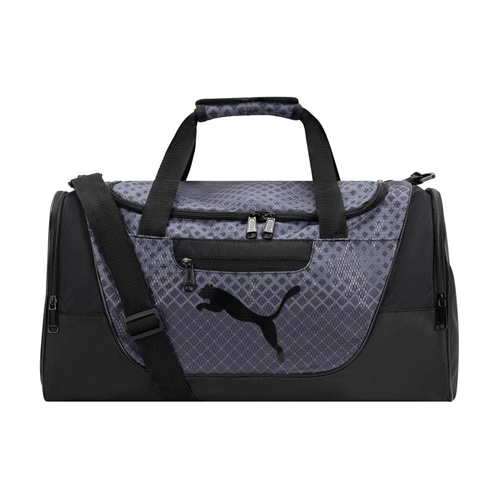 Mochila PUMA Evercat Contender preta/cinza com compartimento para sapatos
