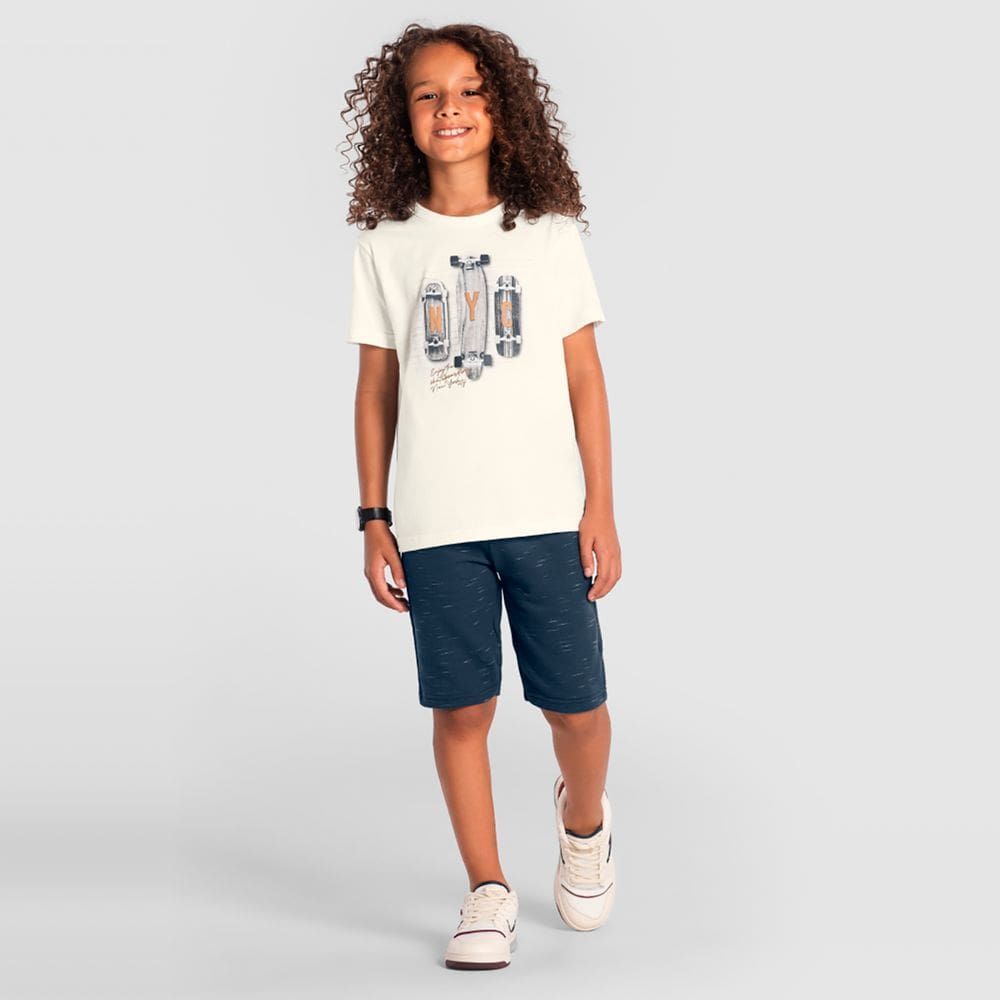 Conjunto infantil menino de skate Brandili