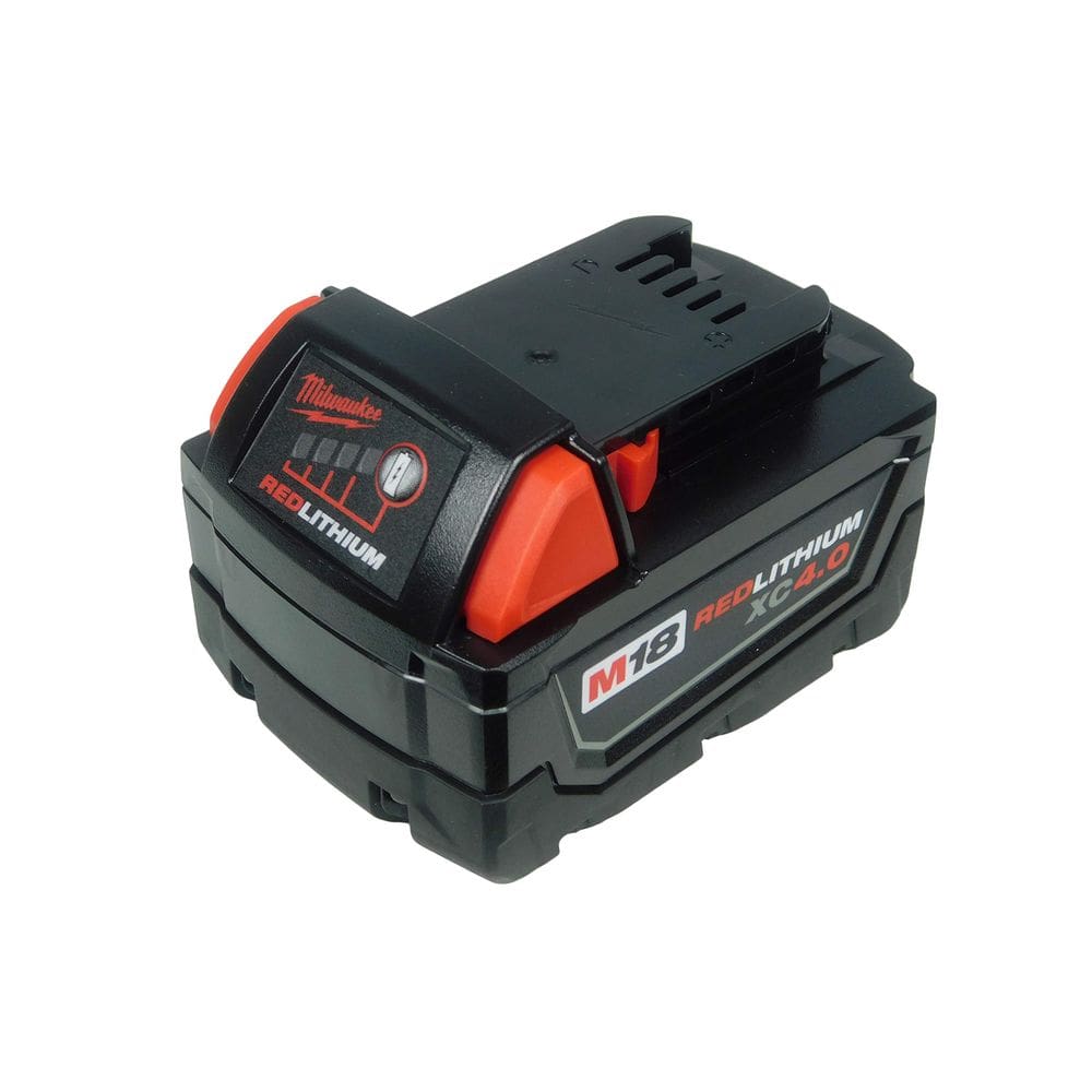 Pacotes de baterias Milwaukee M18 Red Lithium Xc 4.0 Ah 18V