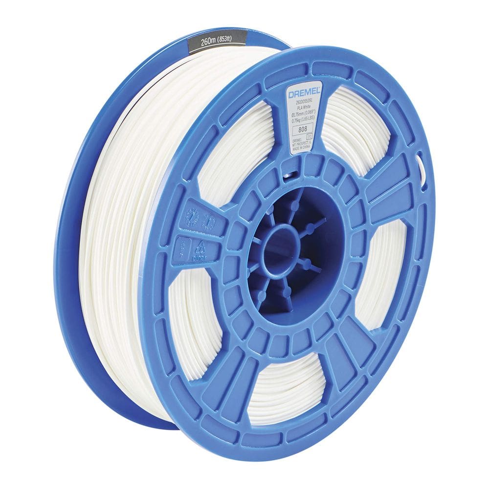 Filamento para impressora 3D Dremel DigiLab PLA-WHI-01 1,75 mm 0,75 kg