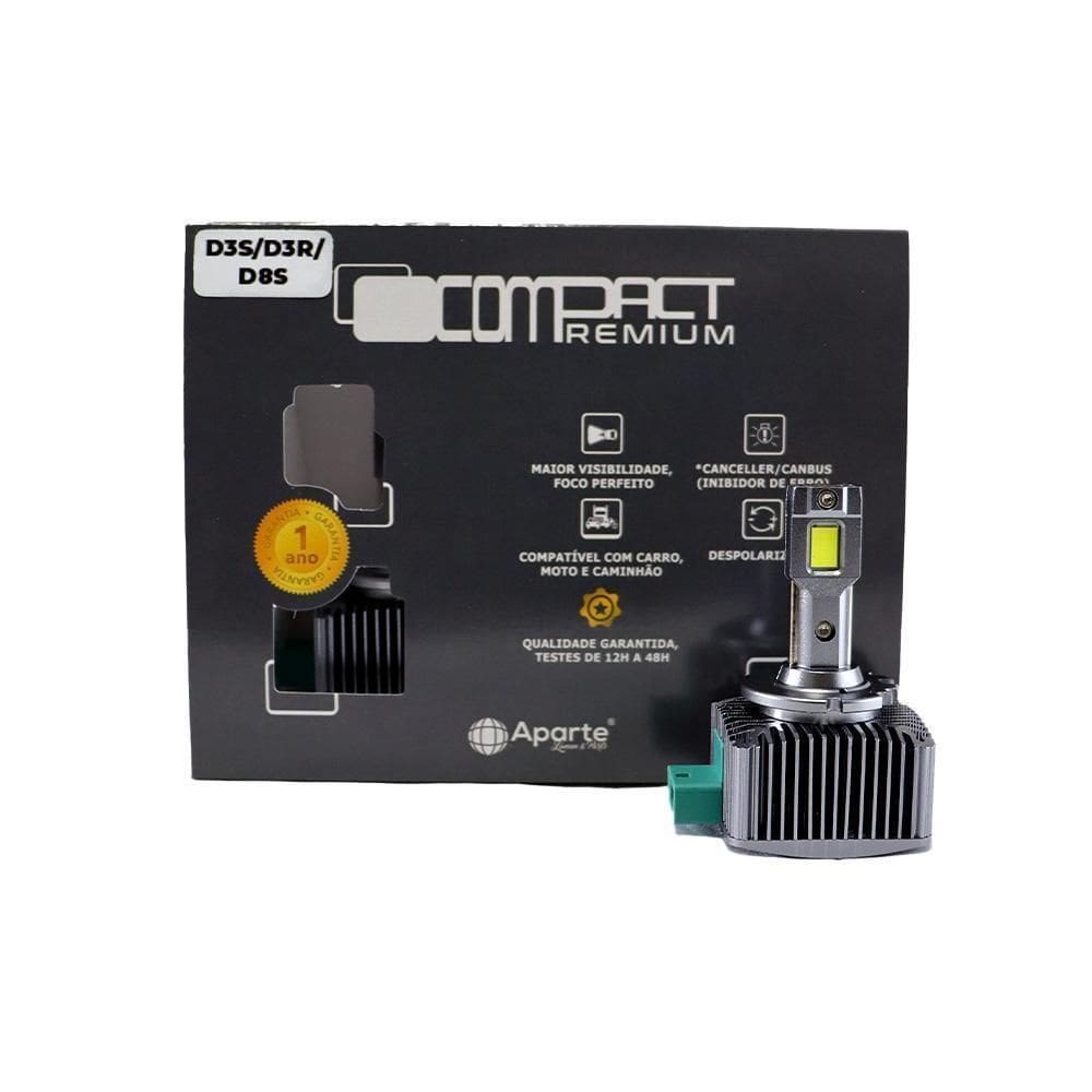 D3S Led Compact Premium Audi A3 20.000 Lúmens Par