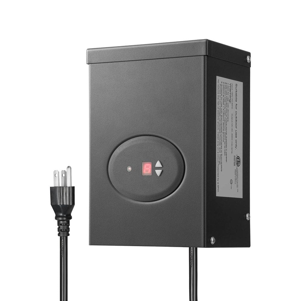 Transformador de iluminação paisagística DEWENWILS 200W 120V a 12V