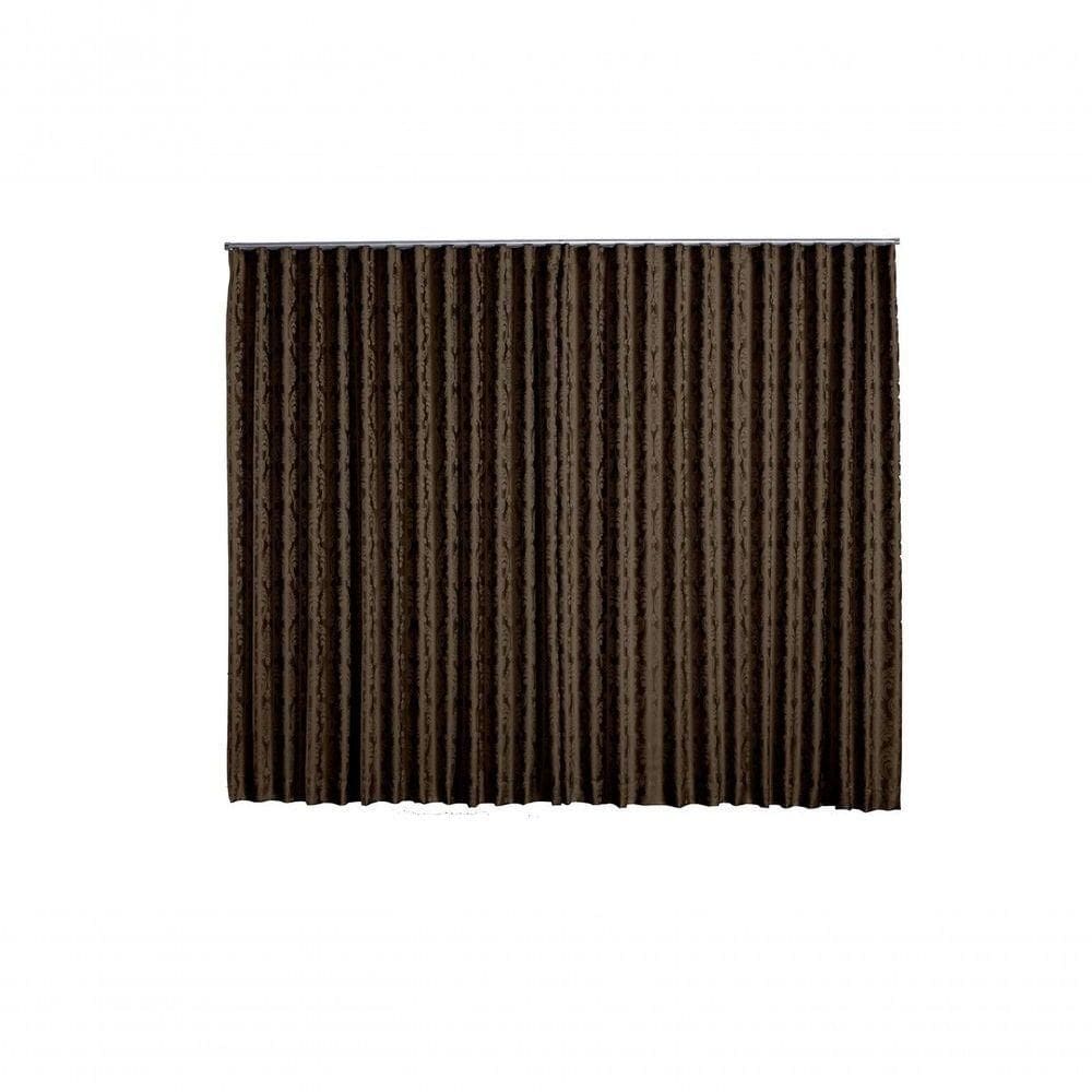 Cortina Jacquard 3,00x2,50 Para Trilho Suíço dourado