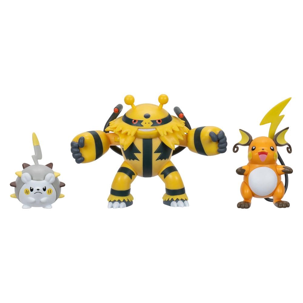 Pacote de figuras Pokémon Battle Togedemaru Raichu Electivire