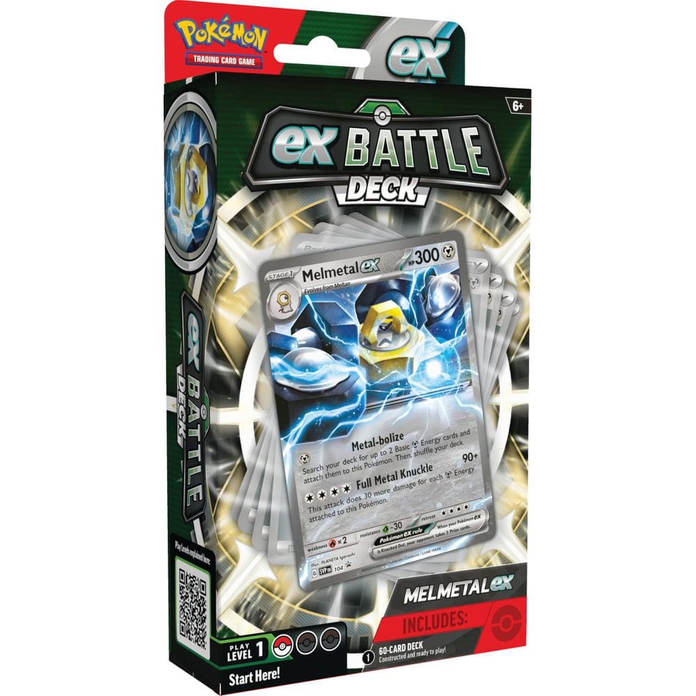 Jogo de cartas colecionáveis Pokémon Melmetal ex Battle Deck