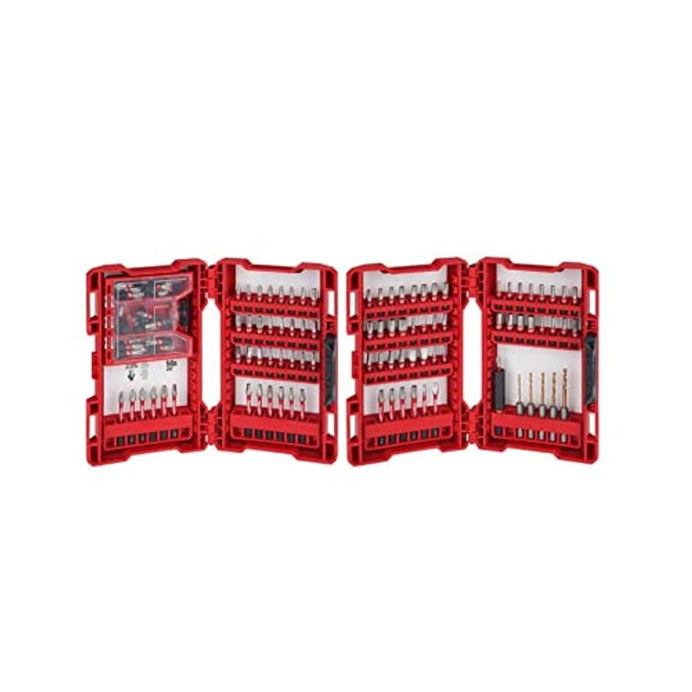Conjunto de brocas e chaves de fenda Milwaukee Shockwave 120 unidades