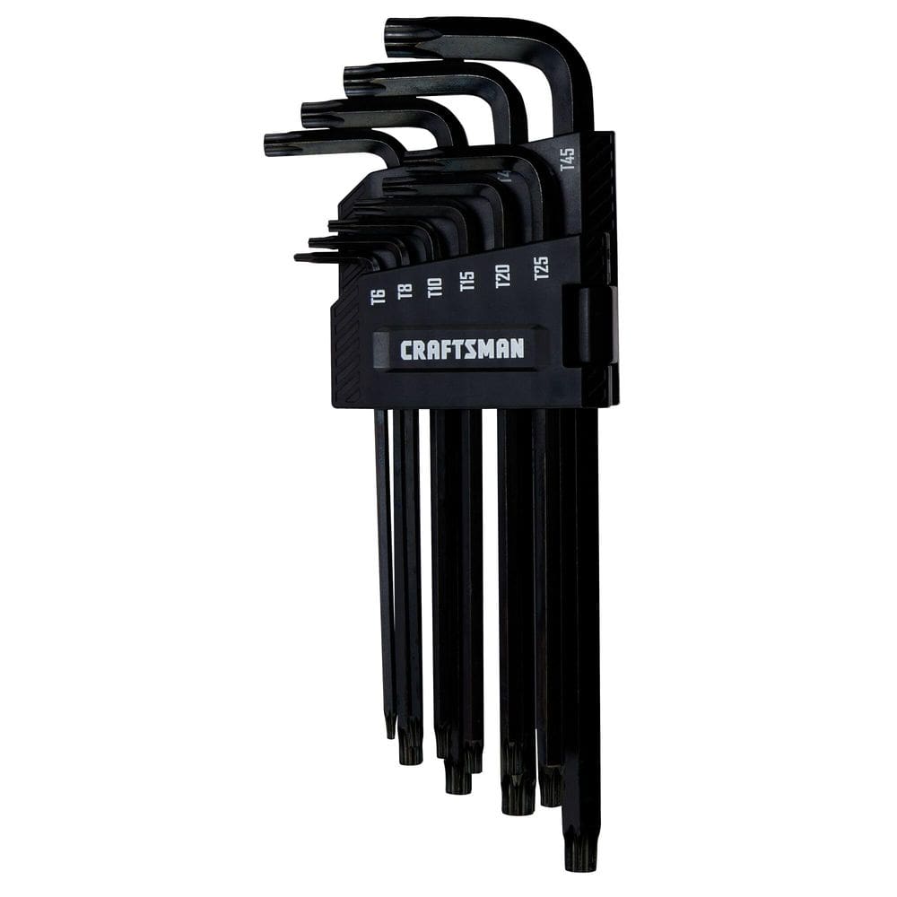 Conjunto de chaves Hex Key Allen CRAFTSMAN Ball-End Torx de 10 peças