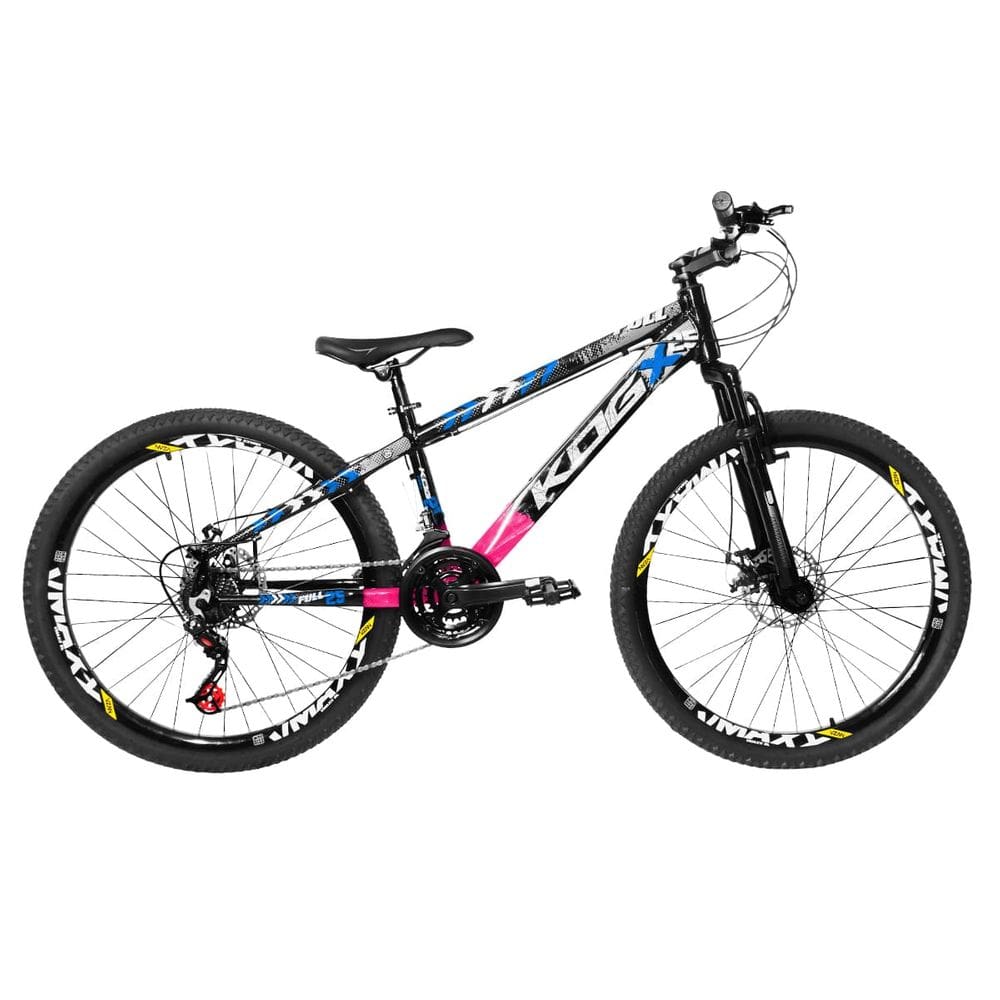 Bike Aro 26 Alumínio KOG 21v Alumínio Com Vmaxx Freeride Tipo Viking X25 Grau