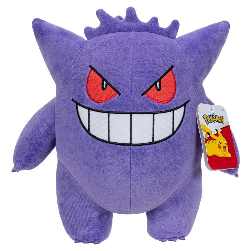 Brinquedo de pelúcia Pokémon Gengar 30cm oficialmente licenciado
