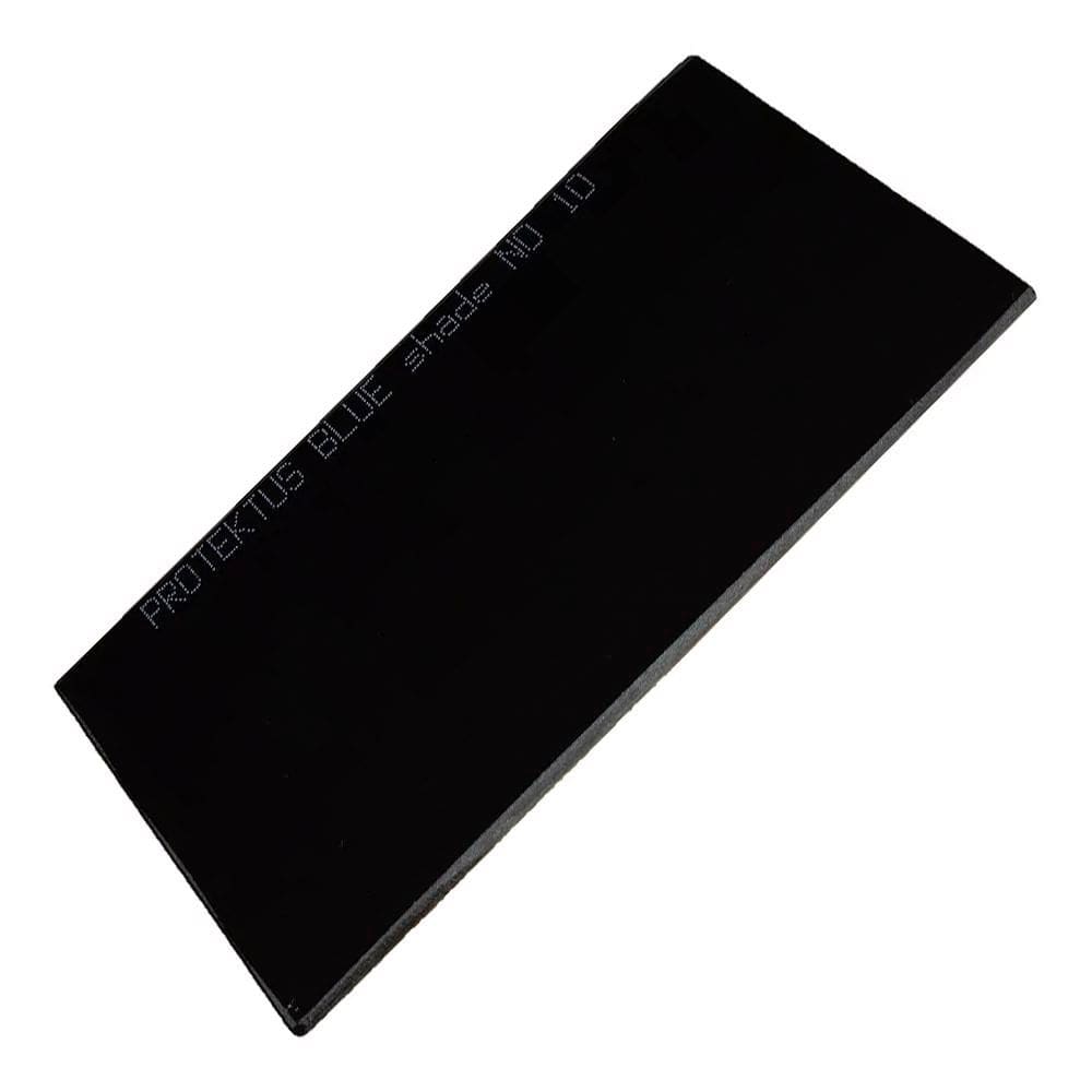 Lente Azul Turquesa para Máquina de Solda Tonalidade 10 105 x 50 mm - Protektus Blue