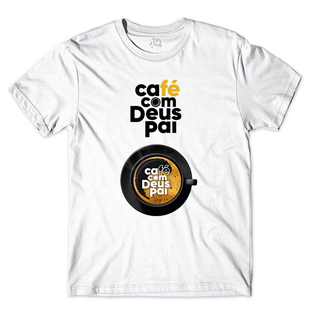 Camiseta Café Com Deus Pai