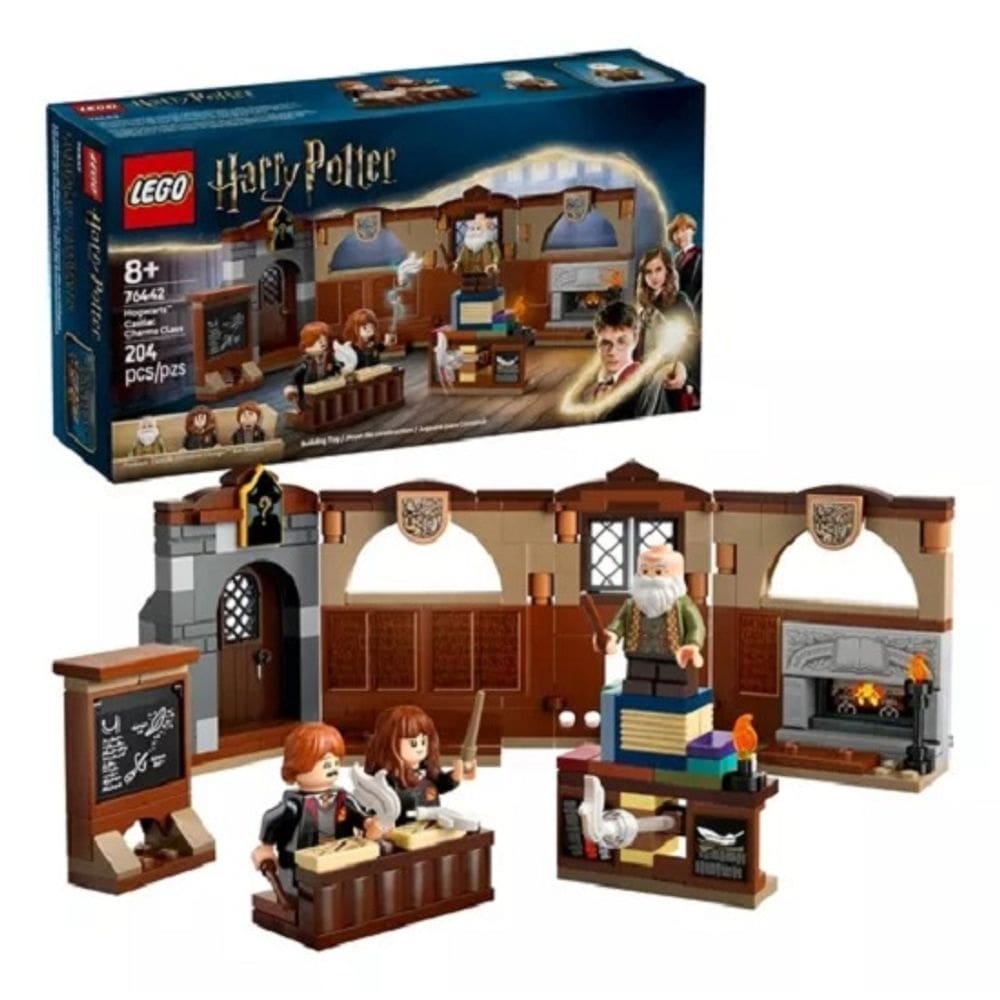 Lego 76442 Harry Potter: Sala de Aulas Encantamentos Do Castelo Hogwarts -204 peças