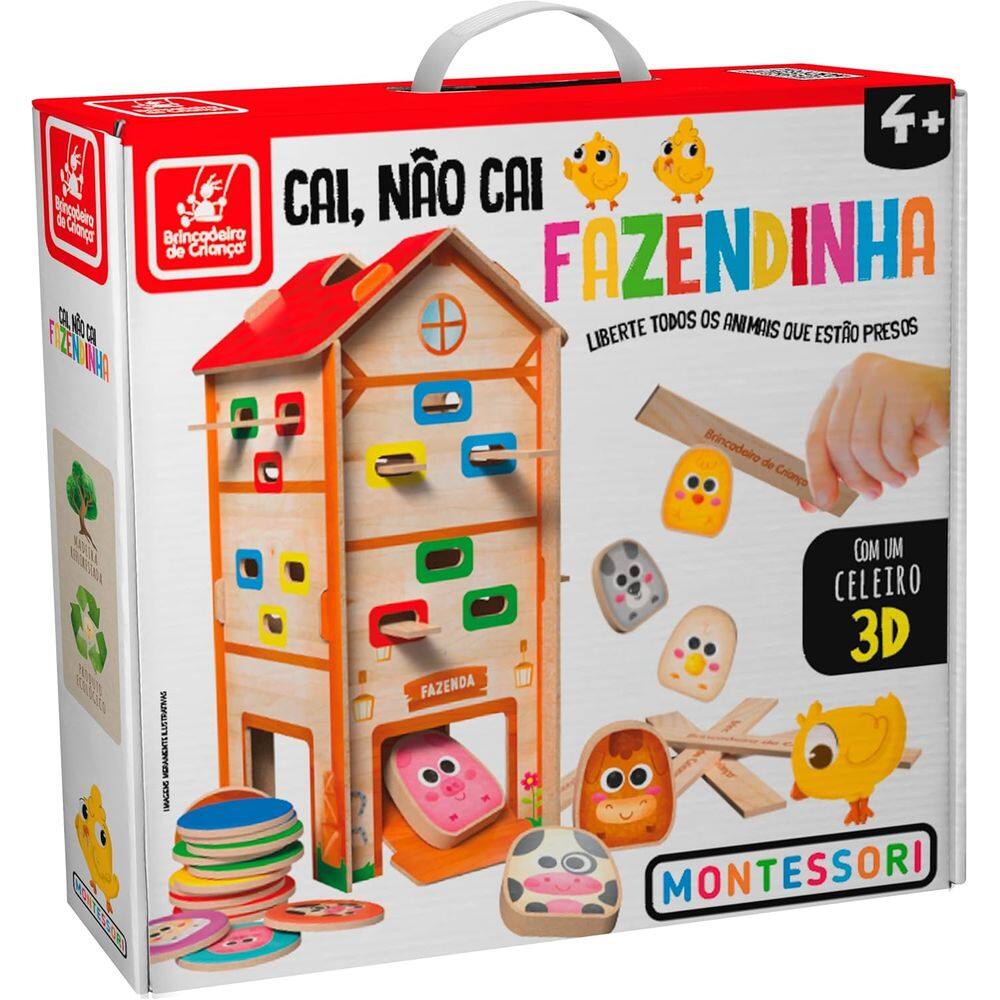 Brinquedo Cai, Não Cai Fazendinha Brincadeira de Criança 1573
