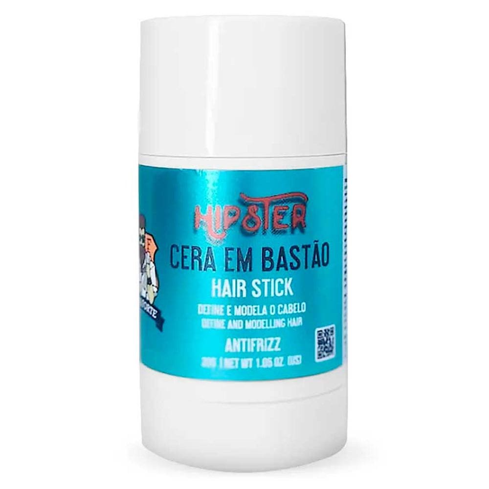 Cera em Bastão para Cabelo Hair Stick Antifrizz 30g Barba Forte