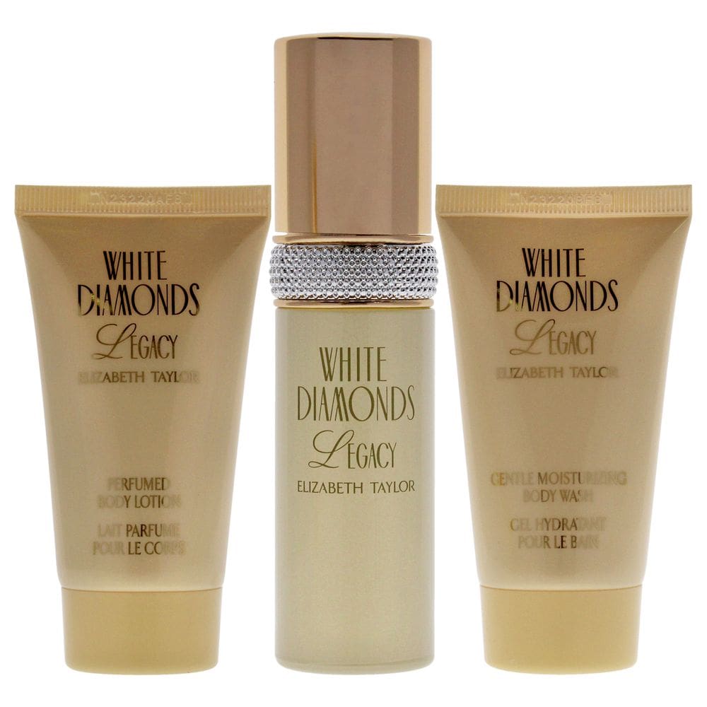Conjunto de presentes Perfume Elizabeth Taylor White Diamonds Legacy, 3 unidades