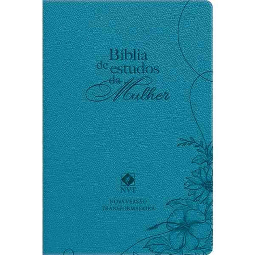 Biblia de Estudos da Mulher – Azul -NVT